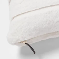 Oversized Oblong Faux Fur Channeled Decorative Throw Pillow - Threshold™ -Bedding Promotion GUEST c0b322ed 962c 4892 ab0b d73f84000f58