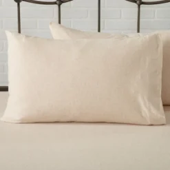 Great Bay Home Heathered Melange T-Shirt Jersey Knit Cotton Sheet Set -Bedding Promotion GUEST c0fd1dbf f608 4aca 9303 36f5c834e16c