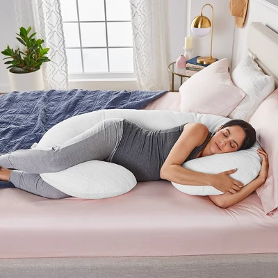 C-Shaped Pregnancy Pillow - Nüe By Novaform 6 C-Shaped Pregnancy Pillow - Nüe By Novaform - Image 4