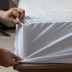 Cheer Collection Rayon From Bamboo Waterproof Mattress Protector -Bedding Promotion GUEST c1a31834 c08d 4390 99e9 94f24ebdce77