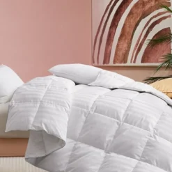 Peace Nest All-season 500 Thread Count Cotton White Goose Feather & Down Comforter Duvet Insert -Bedding Promotion GUEST c3007c68 146d 49c9 8e26 a0082596deb2