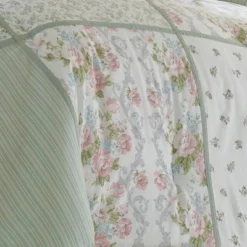 Green Harper Comforter Set - Laura Ashley -Bedding Promotion GUEST c7e66877 4b72 4242 be42 242f0f96d910