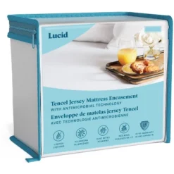 Essence Encasement Mattress Protector With Antimicrobial Technology - Lucid -Bedding Promotion GUEST c80cd5b5 d4c9 432b a9a6 e5ada7c5a25c