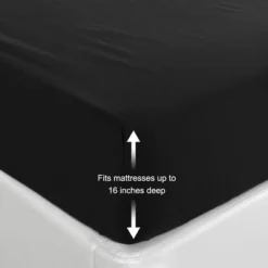 PiccoCasa Full Polyester Microfiber Brushed Solid Mattress Protector Covers 1 Pc -Bedding Promotion GUEST c8f2e1a4 035c 4e79 92ed fbd98cd2a527