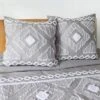 Harleson Grey - Euro Sham - Grey, Cream & White - Levtex Home -Bedding Promotion GUEST c9fe6309 0aac 49df 8268 7a7b33c969eb