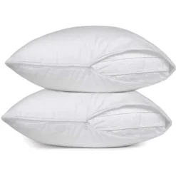 Circles Home 100% Cotton Breathable And Quiet Pillow Protector With Zipper – (8 Pack) -Bedding Promotion GUEST caa75ee1 51f0 4298 89b9 11ff02ecafd2 1