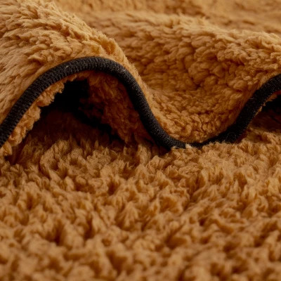 Heated Blanket 2-Pack - USB-Powered Fleece Throw Blankets For Travel, Home, Office, Or Camping - Winter Car Accessories By Stalwart (Brown) 12 Heated Blanket 2-Pack - USB-Powered Fleece Throw Blankets For Travel, Home, Office, Or Camping - Winter Car Accessories By Stalwart (Brown) - Image 10