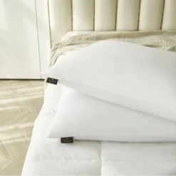 Farm To Home 100% Organic Cotton Softy-Around Feather And Down 2pc Bed Pillow -Bedding Promotion GUEST cf5a2190 d9cc 4fc4 81d1 e696b4e158e4