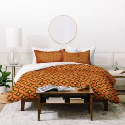 Deny Designs Caroline Okun Pumpkin Spice Duvet Cover Set