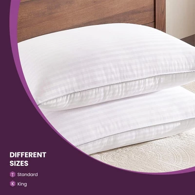 Hypoallergenic Microfiber Polyester 2-Piece Pillow Set - Blue Nile Mills 10 Hypoallergenic Microfiber Polyester 2-Piece Pillow Set - Blue Nile Mills - Image 8