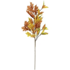 Northlight 32" Autumn Oak And Ash Leaf Artificial Decorative Spray