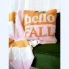 Shiraleah "Hello Fall" Pink And Orange Decorative Pillow 2 Shiraleah "Hello Fall" Pink And Orange Decorative Pillow -Bedding Promotion GUEST d4b5fda1 8fb4 4281 903e 60d4223fe3b4