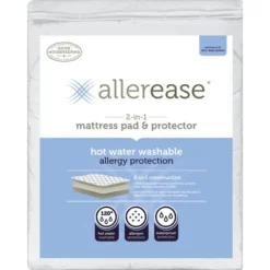 2-in-1 Hot Water Washable Allergy Protection Mattress Pad - AllerEase 9 2-in-1 Hot Water Washable Allergy Protection Mattress Pad - AllerEase -Bedding Promotion GUEST d54cb281 f98e 4804 ae8e 5fe5d914f262