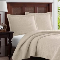 Dune Quilt & Sham Set Beige - Tommy Bahama