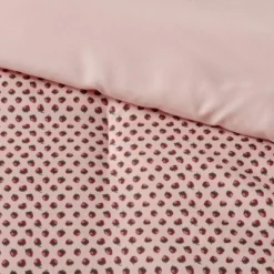 Strawberry Print Reversible Microfiber Comforter & Sheet Set Light Pink - Room Essentials™ -Bedding Promotion GUEST d7f522a7 3359 48e7 9f0b b954a45a3de0