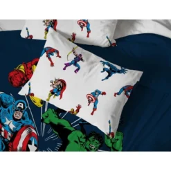 Saturday Park Marvel Comics Avengers Invincible 100% Organic Cotton Bed Set -Bedding Promotion GUEST d8e3adbf 8add 4e59 a624 95aa179b7081