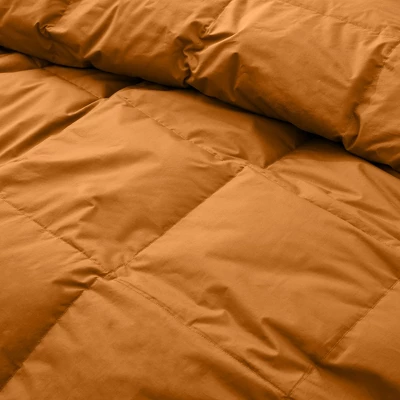 Peace Nest Organic Cotton Down Feather Comforter Duvet Insert, Tan 6 Peace Nest Organic Cotton Down Feather Comforter Duvet Insert, Tan - Image 4