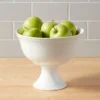80oz Porcelain Beaded Footed Serving Bowl White - Threshold™ -Bedding Promotion GUEST dc49720a 7f06 41dc a93c 997a83b659ed
