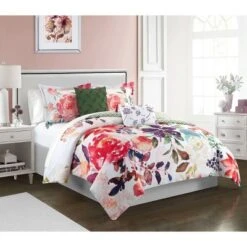 Philena Bed In A Bag Comforter Set White/Pink/Purple - Chic Home Design 17 Philena Bed In A Bag Comforter Set White/Pink/Purple - Chic Home Design -Bedding Promotion GUEST e03f87e8 f672 434c ba43 854077cc79c0