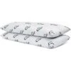 ComfEz Bamboo Pillow Covers - Zippered Pillow Protectors For Complete Protection - Super Soft, Cooling, And Breathable Fabric - (Body 20x55) 2 Pack -Bedding Promotion GUEST e22c47da adc4 4396 894a 25b185e6ef5a
