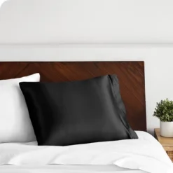 1 Pc 100% Mulberry Silk Pillowcase For Hair And Skin, 22 Momme Silk - Bare Home -Bedding Promotion GUEST e22f20b5 2881 4c8f 8821 bf6ca9f0e4e9