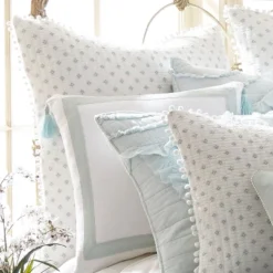 Astoria Spa Medallion Quilted Euro Sham - 2pk - Levtex Home