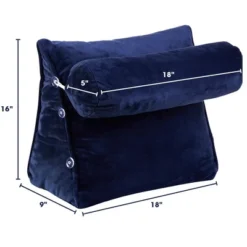 Cheer Collection Back Support Wedge Pillow With Adjustable Neck Pillow -Bedding Promotion GUEST e4f58000 e6a1 45b4 9a8c 00212278bb2b