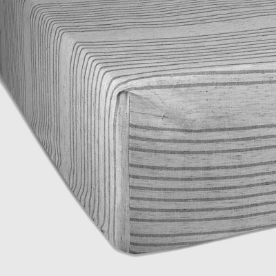 Twin Printed Pattern Peached Cotton Percale Melange Sheet Set Ann - Macaron 4 Twin Printed Pattern Peached Cotton Percale Melange Sheet Set Ann - Macaron - Image 2