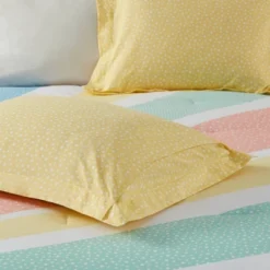 Erin Rainbow Sunburst Reversible Cotton Comforter Set Yellow -Bedding Promotion GUEST ea3ffde2 acb4 435d 8c1b dc71f8f7643a
