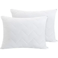 Waterguard Quilted Waterprof Cotton Top Pillow Protector Set Of 2 White -Bedding Promotion GUEST ea92d282 7219 4197 ad9e ad6ffc046f19