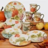 16oz 4pk Earthenware Autumn Harvest Mugs - Certified International -Bedding Promotion GUEST eadd6f0a 5b0a 4513 859c 12394aeeaa2f