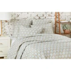 Carol & Frank 26" X 26" Liam Sky Handcrafted Euro Sham -Bedding Promotion GUEST eddfb315 a2bb 4a42 a317 40f476a8f1c8