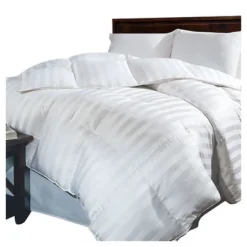 Siberian Damask Stripe Down All Seasons Comforter White - Blue Ridge Home Fashions 13 Siberian Damask Stripe Down All Seasons Comforter White - Blue Ridge Home Fashions -Bedding Promotion GUEST efcff1bb 1bae 48d3 8cdf f6c0cf3e34d0