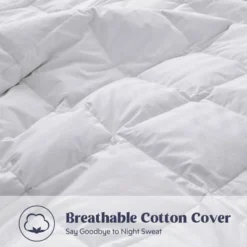Peace Nest All-season 500 Thread Count Cotton White Goose Feather & Down Comforter Duvet Insert -Bedding Promotion GUEST f03c4aa4 5af4 4fd3 998e e6fa30d4ff53