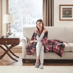 60" X 70" Oversized Electric Plush Throw Blanket -Bedding Promotion GUEST f0e20fd8 3b0a 4fdd b4e8 1c689412b09f