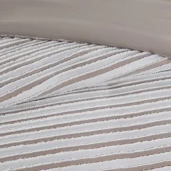 Madison Park 3pc River Clipped Jacquard Duvet Cover Set Off-White -Bedding Promotion GUEST f149ab85 d96e 4756 93be f52ec0761ae8