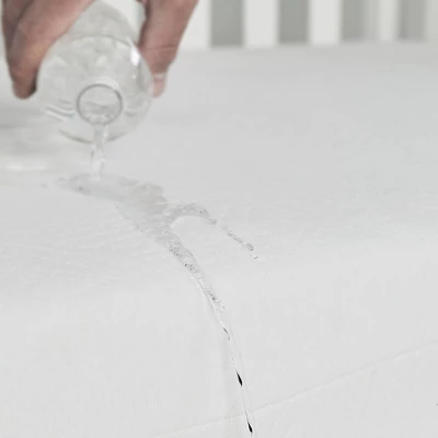 Bundle Of Dreams White Organic Fitted Mini Crib Protector Sheet 6 Bundle Of Dreams White Organic Fitted Mini Crib Protector Sheet - Image 4