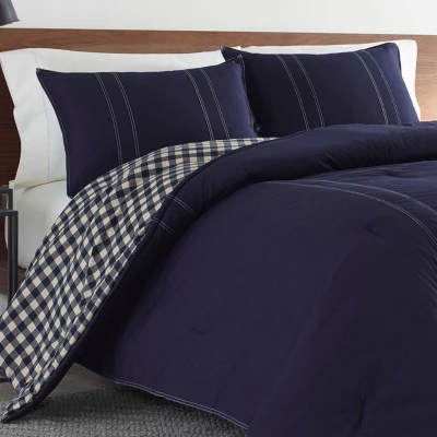 Navy Kingston Comforter Set - Eddie Bauer® 6 Navy Kingston Comforter Set - Eddie Bauer® - Image 4