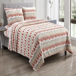 Plazatex Gnome Santa Wrinkle Resistant Bed Sheet Set Beige By Plazatex -Bedding Promotion GUEST fbd0d72e 0eb8 4880 9a58 de3ae6445905