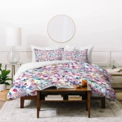 Ninola Design Hydrangea Flowers Duvet Set - Deny Designs -Bedding Promotion GUEST fe1ea57e 5c8b 4d6e 961b b41ae2bfccdf