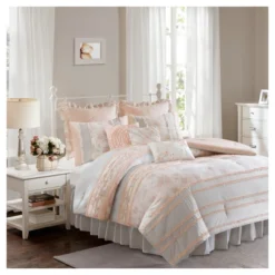 Desiree Cotton Percale Comforter Bedding Set With Euro And Bedskirt Blush - Madison Park 13 Desiree Cotton Percale Comforter Bedding Set With Euro And Bedskirt Blush - Madison Park -Bedding Promotion GUEST fff7fc88 062c 4ee9 998b 290fd4b11813